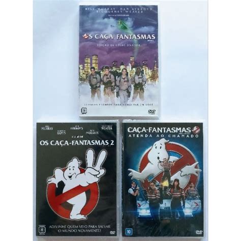 Dvd Os Ca A Fantasmas Kit C Filmes Lacrados E Originais