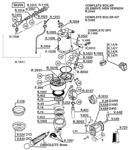 Espresso Machine Parts Diagram at Julia Billingsley blog