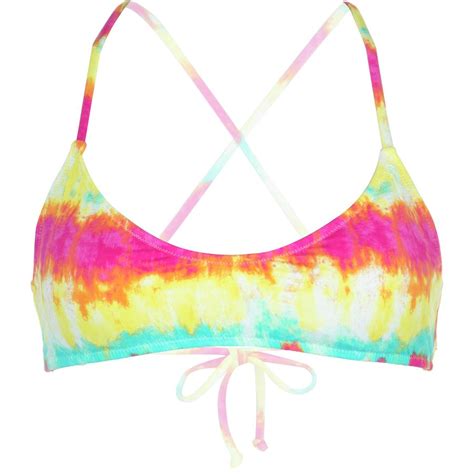 Volcom Sun Tripp Crop Bikini Top Women S Clothing