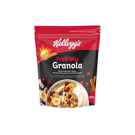 Kelloggs Granola Fruit Mix G Sungold Trading Ltd