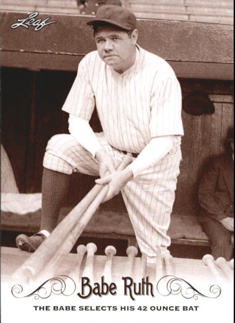 2016 Leaf Babe Ruth Collection 77 Babe Ruth NM MT