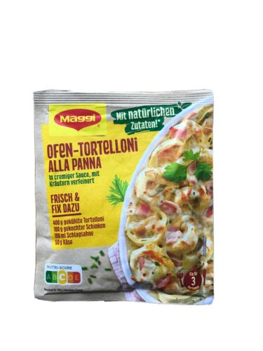 Maggi Fix für Ofen Tortelloni alla Panna mit Kräutern verfeinert 36g eBay