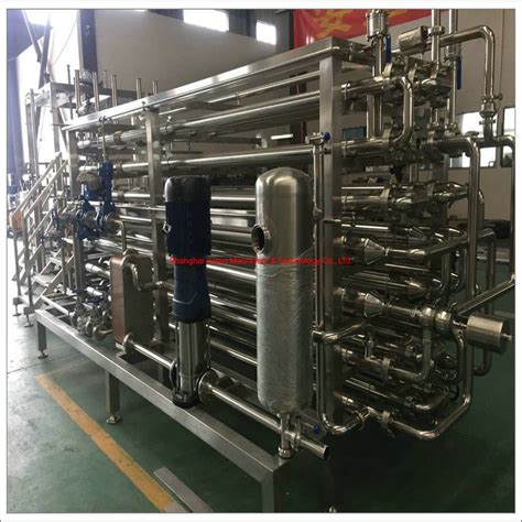 Advanced Tech Tubular Type Sterilizing Machine For Fruit Puree Juice