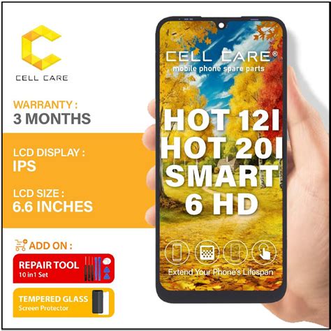 Lcd For Infinix Hot 12I X665B / Infinix Hot 20I X665C / Infinix Smart 6 ...