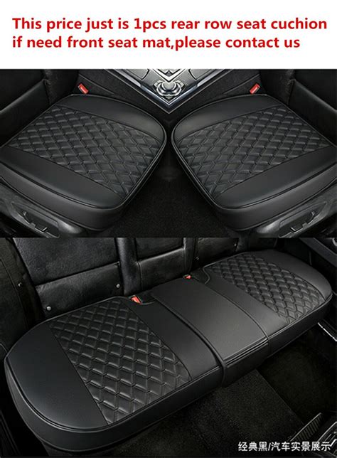 Rear Car Back Seat Cover Full Surround Pu Leather Non Slip Mat Pad