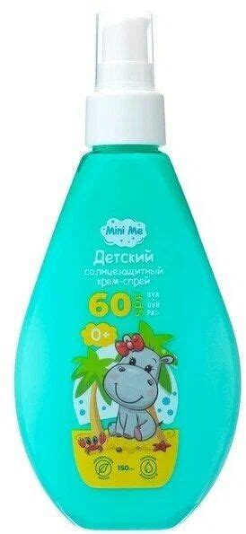 Mini Me Детский солнцезащитный крем-спрей 0+ SPF 60+ 150мл - купить с ...