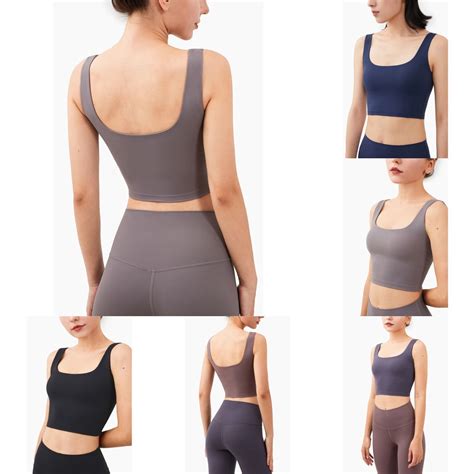 Hot New Style Ss Light Support Naked Fake Two Piece Shockproof Sports Vest Women S Deep U Back