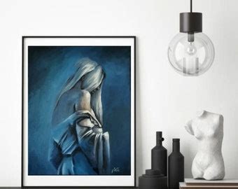 Blonde Girl Art Etsy