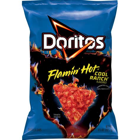 Doritos Flamin Hot Cool Ranch Flavored Tortilla Chips Smartlabel