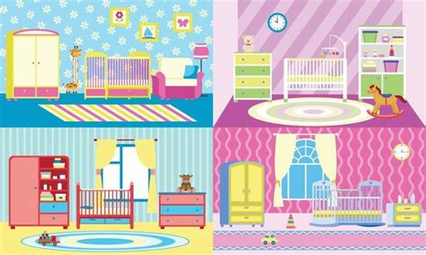 Cartoon Bedroom Background Vector Art, Icons, and Graphics for Free ...