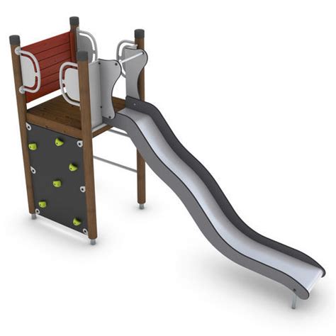 Toboggan Droit UNIPLAY BYRMAX HAGS Aneby AB Pour Aire De Jeux