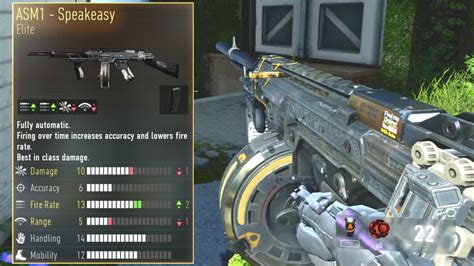 ASM1 Speakeasy Elite Weapons Of Advanced Warfare YouTube