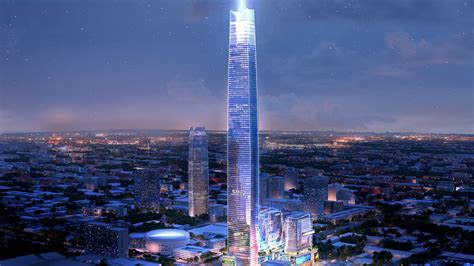 plans  giant skyscraper  okc clears  hurdle whats