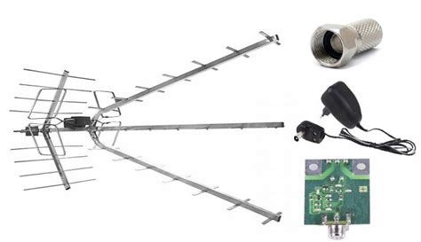 Antena Tv Kierunkowa Dvb T Mux Wzmacniacz Zasilac