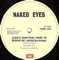 Radiofly Naked Eyes Always Something There To Remind Me Remix