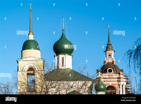 Maxim Cathedral And St George Church In Varvarka Street Moscow