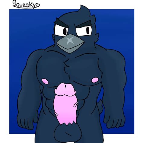 Rule 34 Bara Bird Brawl Stars Crow Crow Brawl Stars Penis Solo Male Squeaky Artist