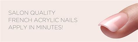 KISS Salon Acrylic French Nude 28 Nails Medium Length 1 PACK Amazon Ca Beauty Personal Care