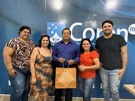 Coren Ro Recebe Visita De Representantes Do Coren Go Conselho