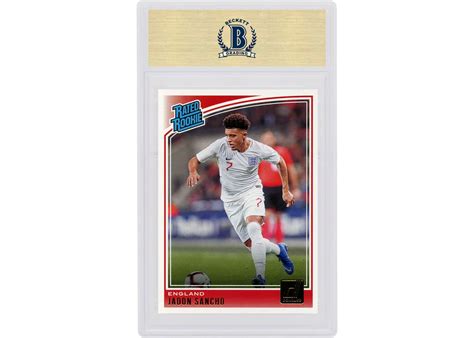 Jadon Sancho 2018 Donruss Soccer Rated Rookie 189 2018 Us