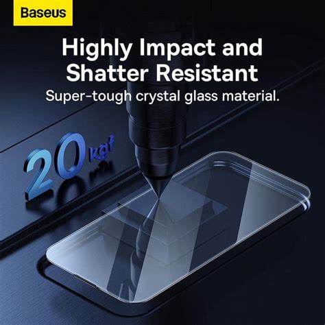 Защитное стекло для iPhone 14 14 Pro Baseus All glass Crystal Tempered