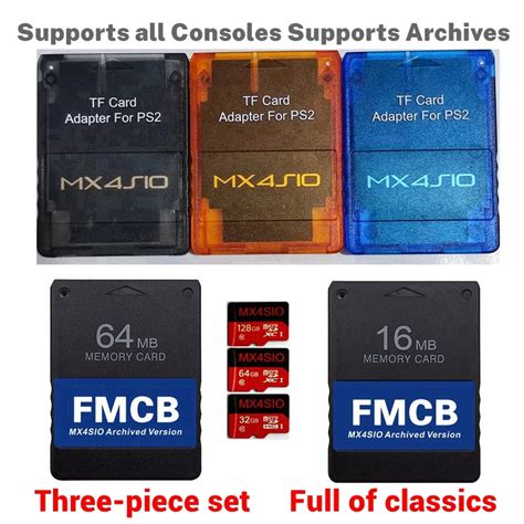 Archive Supported Mx4sio Sio2sd Sd Tf Card Adapter For All Ps2 Game