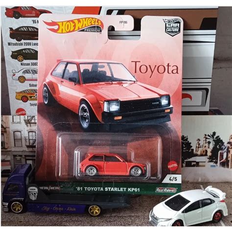 Hotwheels Hot Wheels Premium Car Culture 81 TOYOTA STARLET KP61