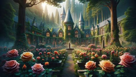 Imagens De Refugio Das Rosas - Refugio De Rosas : Florecimiento Del Patio Del Castillo Generado Por Ai ...