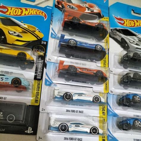 Hot Wheels Ford Gt Ford Gt Gulf Ford Gt Race Shopee Malaysia