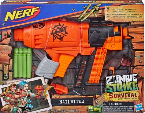 Customer Reviews: Nerf Zombie Strike Survival System Nailbiter Blaster ...