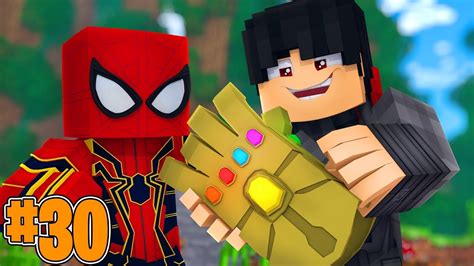 Minecraft Pegamos A Manopla Do Thanos Joias Do Infinito Ultimato