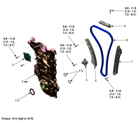 Kia Niro Components And Components Location Timing System