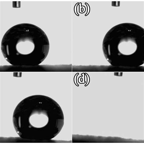 The Self Cleaning Behavior Of Water Droplet On Psctms Sio 2 Coating At Download Scientific