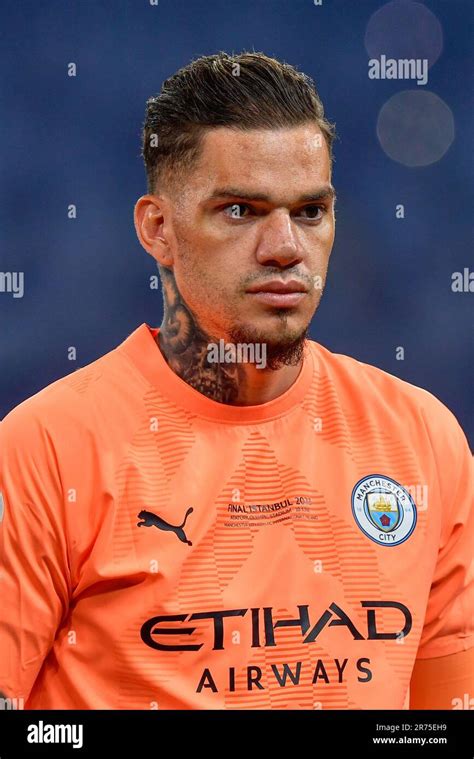 Istanbul Turkey 10th June 2023 Goalkeeper Ederson 31 Of Manchester City Seen During The