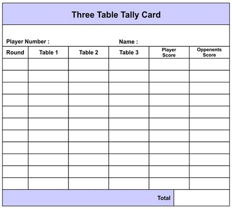 Free Printable Bridge Tally Sheets Printable Templates