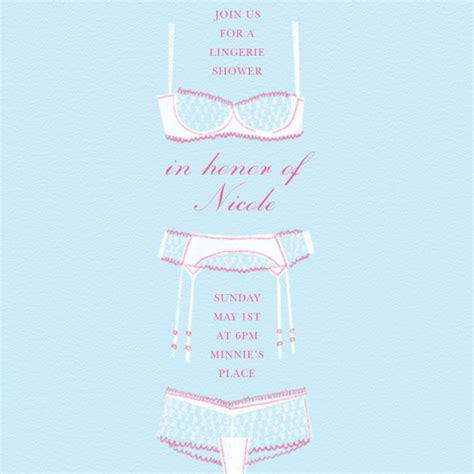 The Best Lingerie Party Invitations For Your Shower