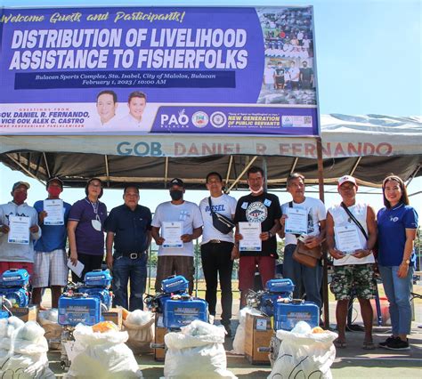 Mangingisda Tumanggap Ng Livelihhod Assistance Sa Bulacan Iorbit