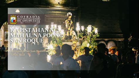 Kapistahan Ng Mahal Na Patron San Roque Parroquia De San Juan