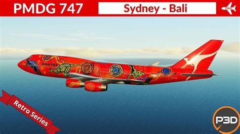 P D V Pmdg Qantas Sydney To Bali Full Flight Youtube