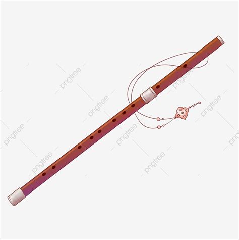 Red Bamboo Flute Cartoon Bamboo Flute Hand Painted Bamboo Flute Bamboo