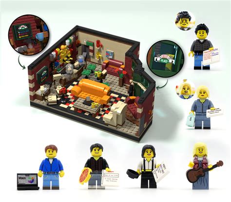 custom friends tv show set rlego
