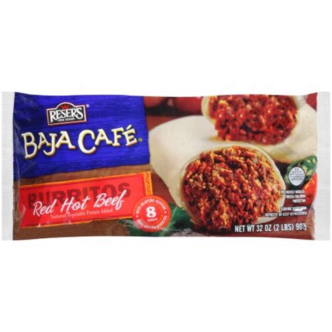 Reser S Baja Cafe Red Hot Beef Burrito 32 Oz Kroger