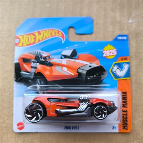 Hot Wheels Short Card Hw Muscle Mania Mod Mill Orange Ebay