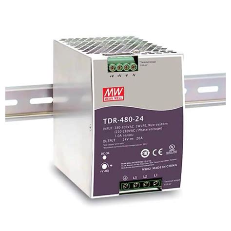 Tdr Series Mean Well Ac Dc Din Rail Power Supply