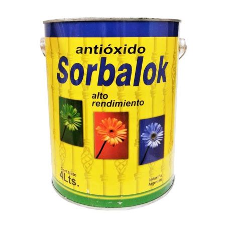 Sorbalok Fondo Antioxido Rojo X 4lts