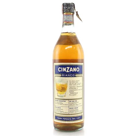 Cinzano Bianco Vermouth 1 Litre / Circa 1970s | Wine Auctioneer