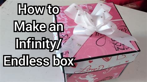 Endlessinfinity Box Tutorial How To Make Infinity Box Birthday T