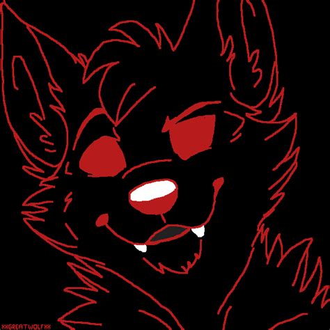 Pixilart - demon wolf by EclipseFNAF