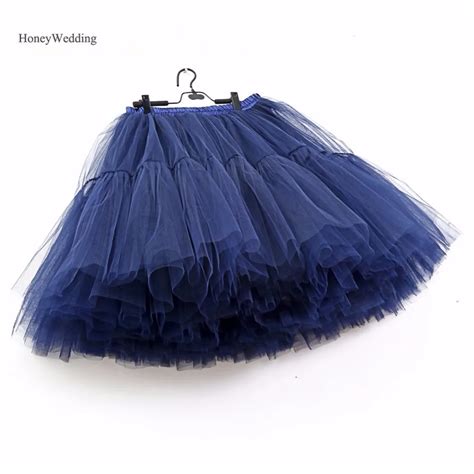 Aliexpress Buy Layers Cm Knee Length Adults Tutu Skirt