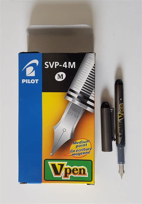 5780 Pilot Disposable Fountain V Pens Svp4m Black Box 12 624891